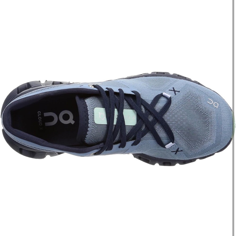 On Cloud Running Blue Athletic Shoes
